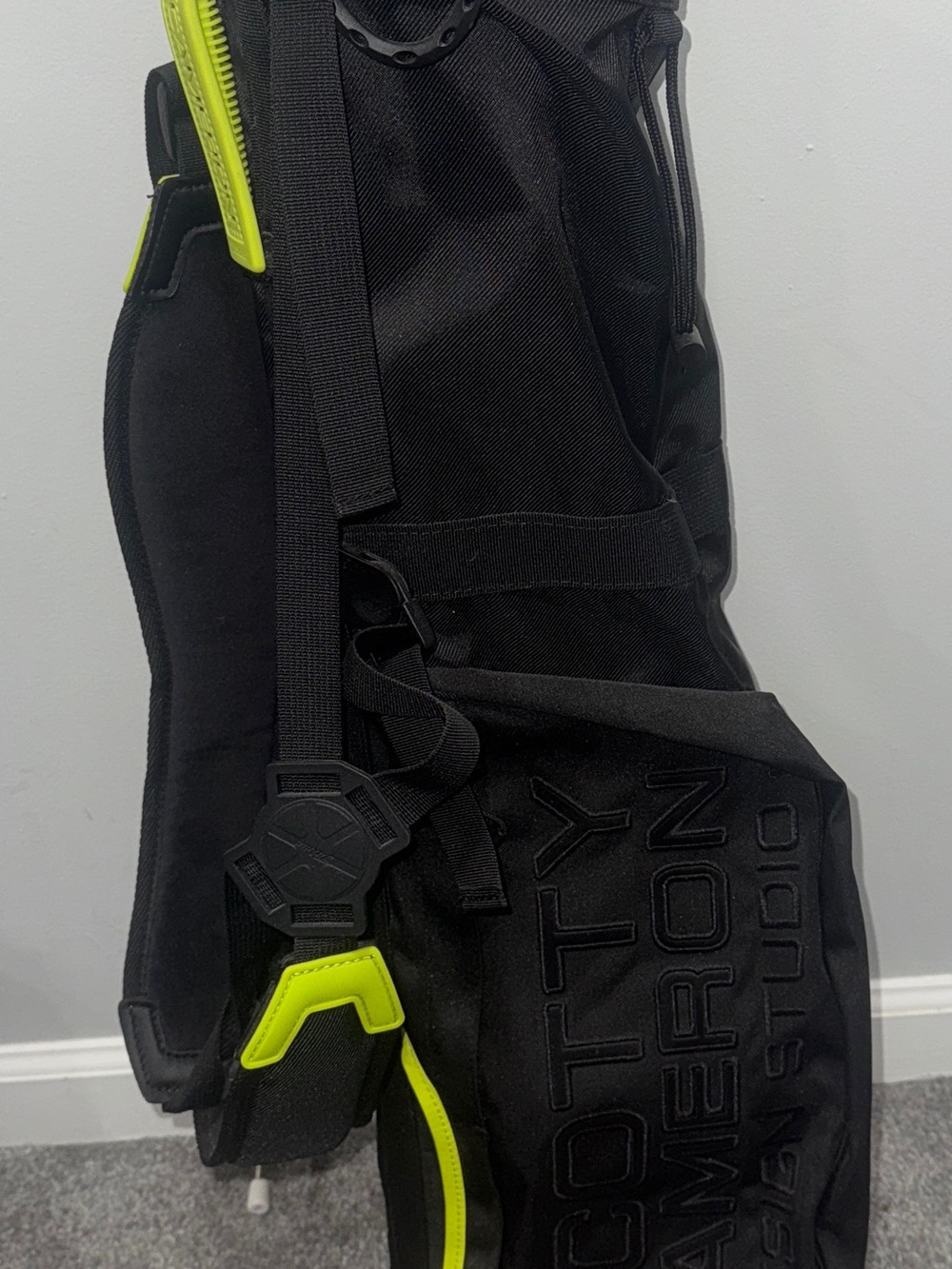 Scotty Cameron Black Golf Bag - Black & Yellow